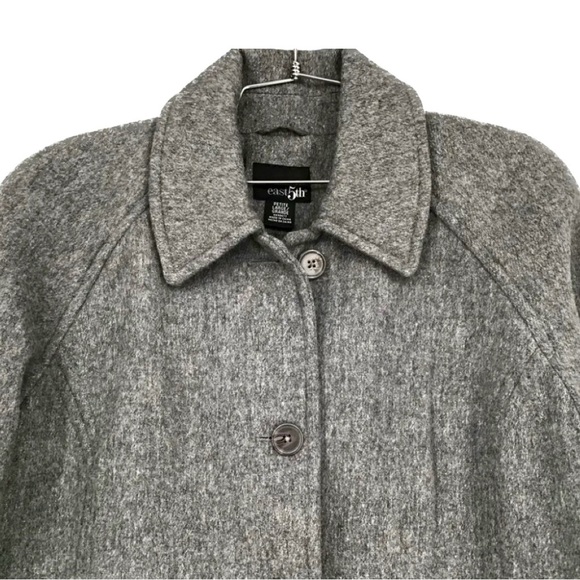 NWT East 5th Light Grey Wool Button Down Jacket - Picture 2 of 3